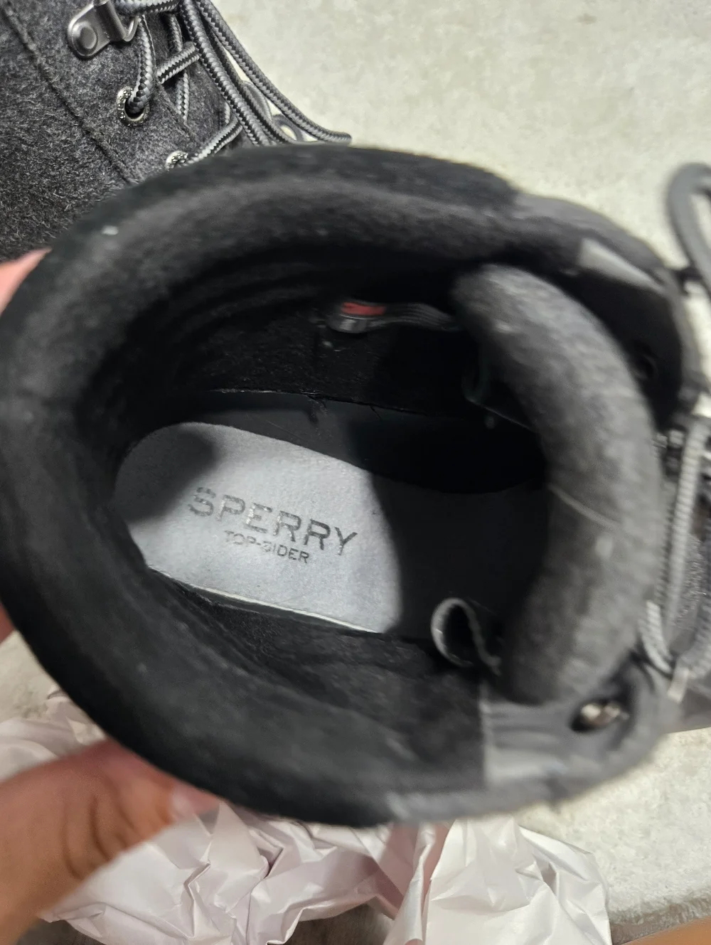 Sperry Top-Sider Men's Avenue Duck Rain Boot, Grey, 11.5 US